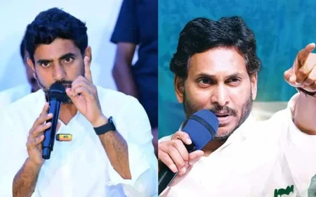 దమ్ముంటే రండి..జగన్ ఇంటి దగ్గర నుంచే లోకేష్ సవాల్ 