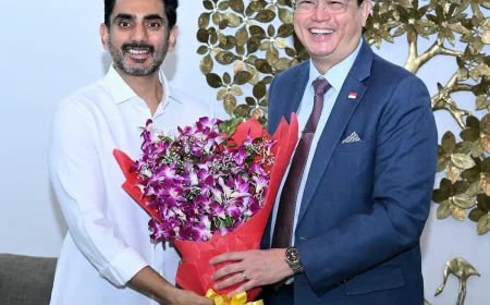 సోమవారం నారా లోకేష్‌తో,మంగళవారం వైఎస్ జగన్‌తో ..సింగపూర్ కాన్సుల్ జనరల్ 
