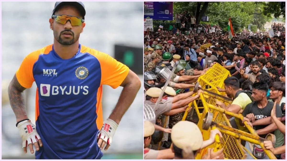 ఢిల్లీ నీట్ ఆందోళనలపై శిఖర్ ధావన్ పోస్టు.. నెటిజన్ల నుంచి మిశ్రమ స్పందన