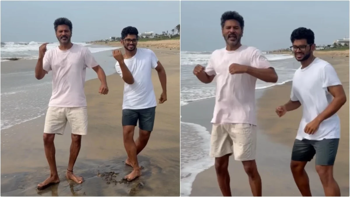 కొడుకుతో ప్రభుదేవా మాస్ డ్యాన్స్.. వైరల్ వీడియో!