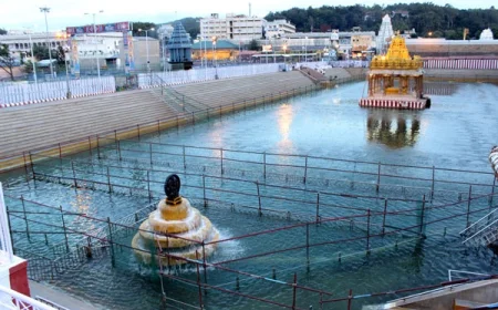 వైకుంఠం నుంచి భూమికి వచ్చిన పవిత్ర తీర్థం శ్రీవారి పుష్కరణి 