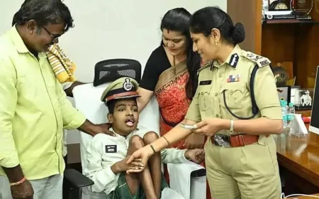 దివ్యాంగ యువకుడి కల నెరవేర్చిన మల్కాజ్‌గిరి సీపీ.. 