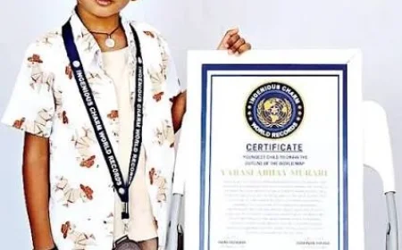 పాలమూరు చిన్నారి ప్రపంచ రికార్డు.. 112 సెకన్లలో వరల్డ్ మ్యాప్ గీసి అరుదైన ఘనత